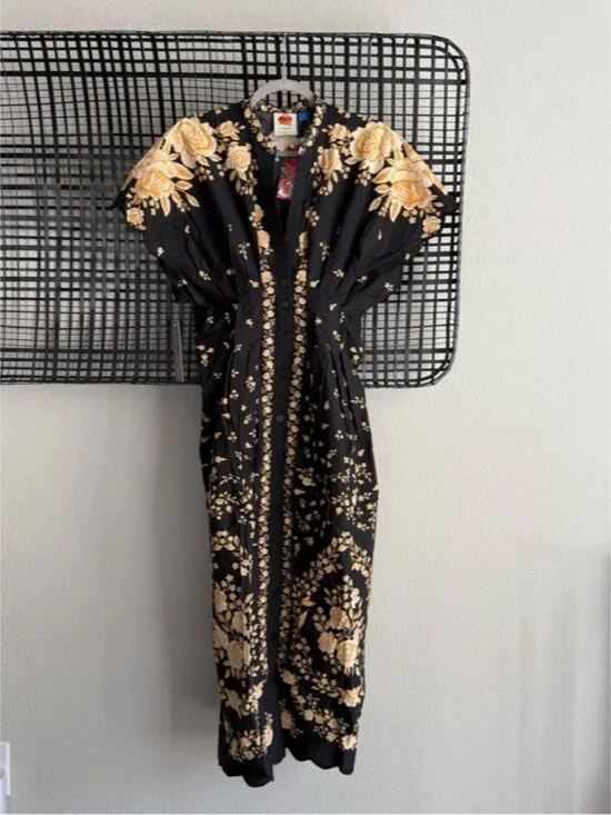 Farm Rio Anthropologie printed midi dress - Picture 2 of 8